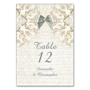 White lace filigree  parchment bruiloft kaart