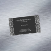 White  Lace Magnetisch Visitekaartje (Voorbeeld)