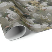 White Lace Pet Hydrangea Flowers Cadeaupapier (Rol Hoek)