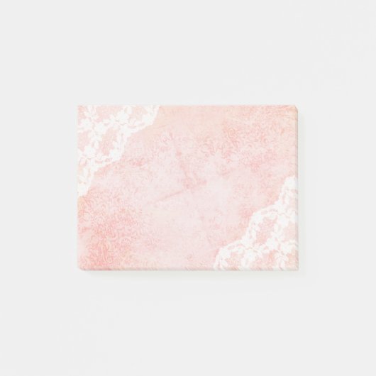 White lace Pink, briefing Post-it® Notes (Voorkant)