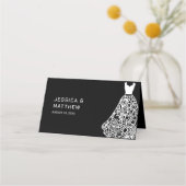 White Lace Wedding Dress (Achterkant)