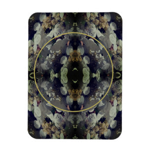 White Lacecap Hydrangea Lijst Uw foto toevoegen Magneet