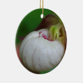 White Lady Slipper Flower Ornament (Rechts)