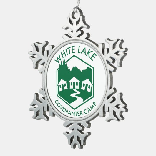 White Lake Snowflake Ornament (Rechts)