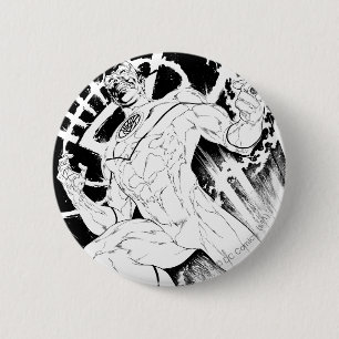 White Lantern Corps Ronde Button 5,7 Cm