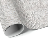 White leather texture cadeaupapier (Rol Hoek)