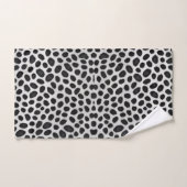 White Leopard Elegant Moderne Collection Luxe (Serviette à main)