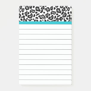 White Leopard Kantoor Teacher's Post It Notes Gift