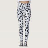 White leopard Print Leggings (Voorkant)