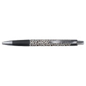 White leopard Print Pen (Achterkant)