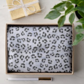 White leopard Print Tissuepapier (Geschenk)
