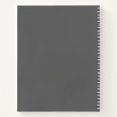 White Letter A Journal – Minimal Elegant Notebook  (Dos)