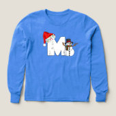 White letter m christmas gift (Motif recto)