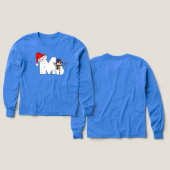 White letter m christmas gift  (Motif recto et verso)