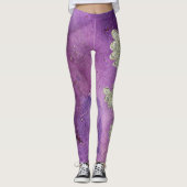 White Light Guardian Angel Spirit Art Leggings (Devant)