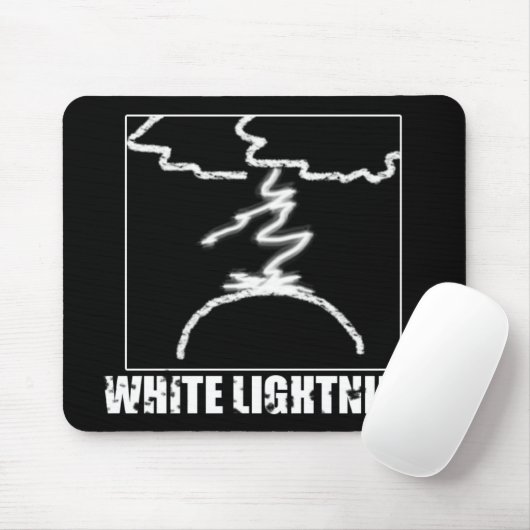 White Lightning Mousepad Muismat (Met muis)