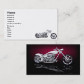 White Lightning Visitekaartje (Voorkant / Achterkant)