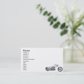 White Lightning Visitekaartje (Staand voorkant)