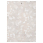 White Lights Gold Makeup Eyes Lashes Personalized Klembord (Achterkant)