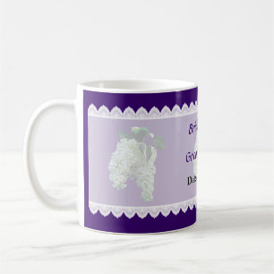 White Lilacs Wedding Favors Koffiemok