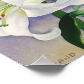 White Lilies 2008 Poster (Hoek)