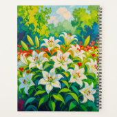 White Lilies Planner (Achterkant)