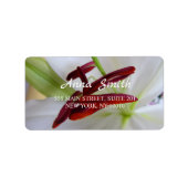 White Lily, bloem. Etiket (Voorkant)