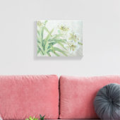 White Lily Canvas Afdruk (Insitu (Woonkamer))