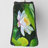 White Lily Floral Golfheadcover (Draai 90)