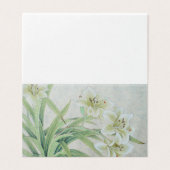 White Lily Kaart (Buitenkant ongevouwen)