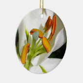 White Lily Keramisch Ornament (Rechts)