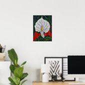 White Lily Poster (Thuiskantoor)