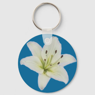 White Lily Sleutelhanger