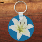 White Lily Sleutelhanger (Voorkant)