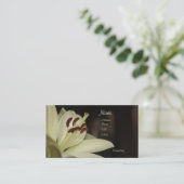 White Lily Visitekaartje (Staand voorkant)