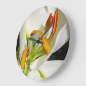 White Lily Wall klok (Hoek)