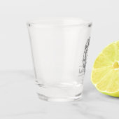 White Lion King! Shot Glas (Links)