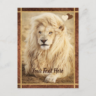 White Lion Photo Custom Briefkaart