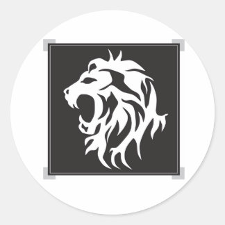White Lion Sticker