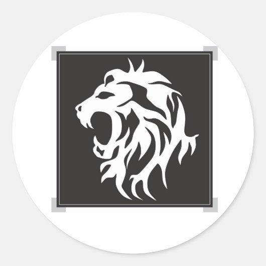 White Lion Sticker (Voorkant)