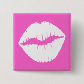 White Lips Button (Voorkant)