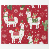 White Llama Cadeaupapier