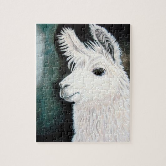 White Llama Legpuzzel (Verticaal)