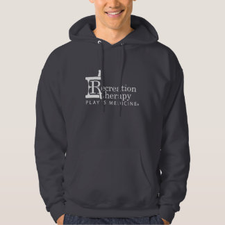 White Logo Recretion Therapy Hooied Sweatshirt
