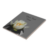 White Lotus Blossom Flower Tegeltje (Zijkant)
