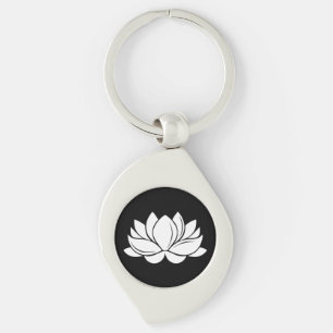 White Lotus Blossom Sleutelhanger