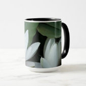 White Lotus Sierkussen Mok (Voorkant rechts)