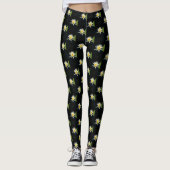 White Lotus Waterlily Leggings (Voorkant)