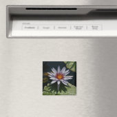 White Lotus Waterlily magnet Magneet (Insitu (Vaatwasser))