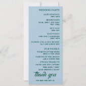 White Lotus Wedding Programme (Dos)